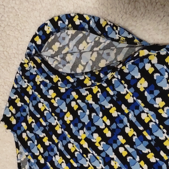 Liz Claiborne Woman Print Tops Plus Size 2X Multicolor - Picture 10 of 11